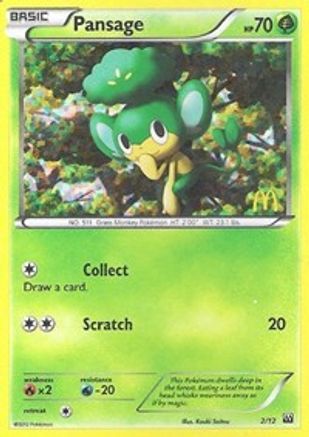 Pansage (002/12) - MP2  - Promo - Holofoil