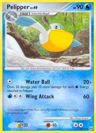 Pelipper (45) (045) - A  - Uncommon - Reverse Holofoil
