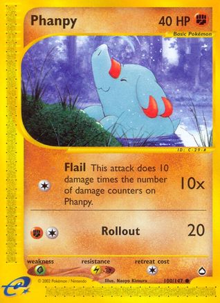 Phanpy (100/147) - A  - Common - Reverse Holofoil