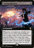 Cunning Rhetoric (C21-365) - rare: (Extended Art)