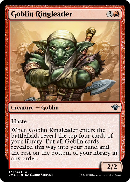 Goblin Ringleader (VMA-171) - uncommon