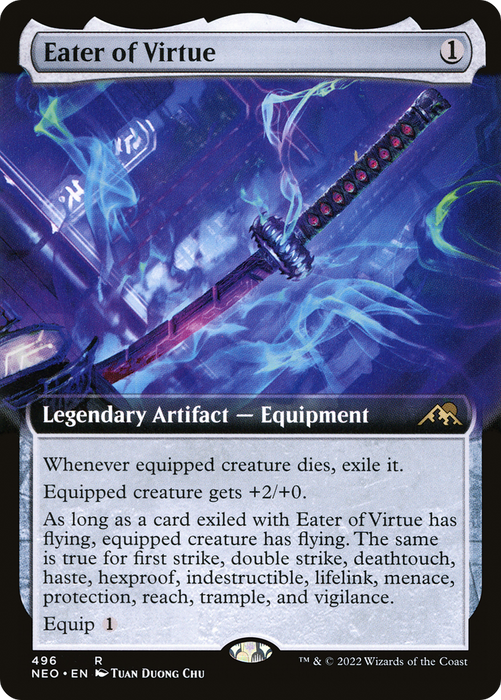 Eater of Virtue (NEO-496) - rare: (Extended Art)