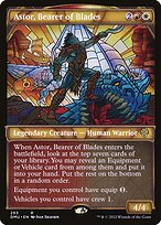 Astor, Bearer of Blades (DMU-293) - rare: (Showcase)