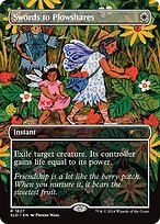 Swords to Plowshares (SLD-1627) - rare (Borderless)