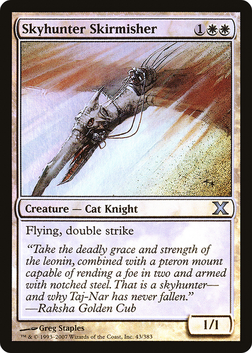 Skyhunter Skirmisher (10E-43★) - uncommon - Foil