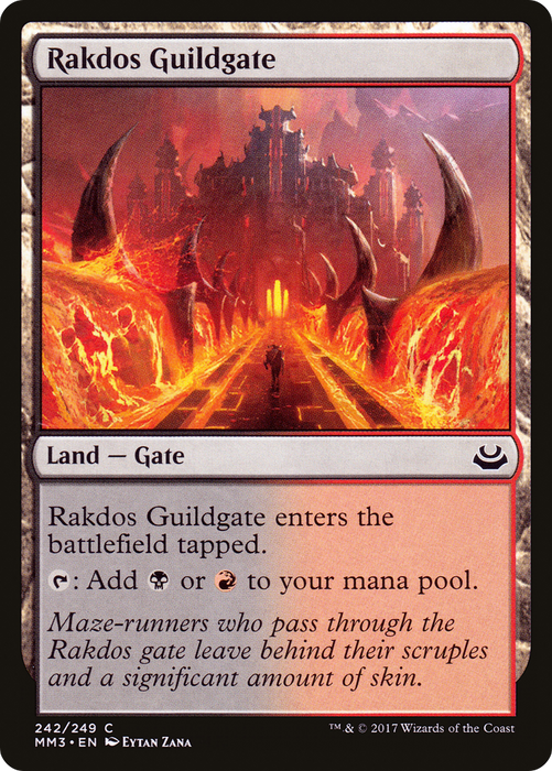 Rakdos Guildgate (MM3-242) - common - Foil