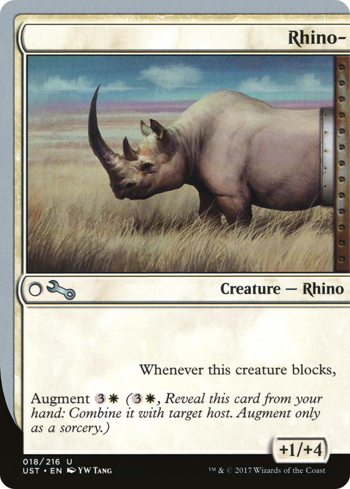 Rhino- (UST-018) - uncommon - Foil