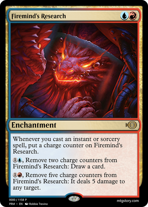 Firemind's Research (PRM-69949) - rare - Foil