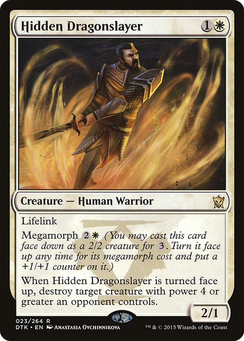 Hidden Dragonslayer (DTK-023) - rare