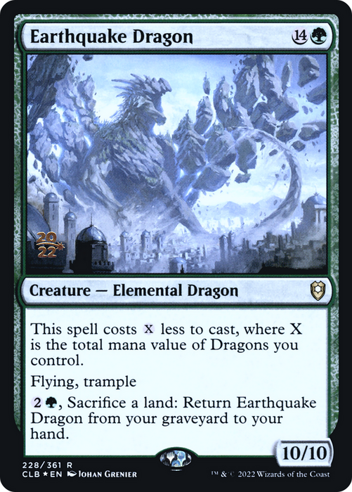 Earthquake Dragon (PRE-228S) - rare - Foil