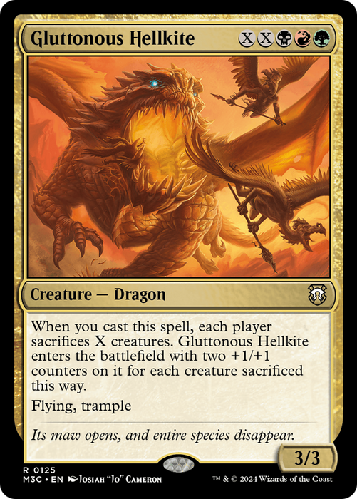 Gluttonous Hellkite (M3C-125) - rare