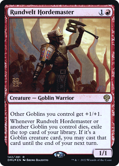 Rundvelt Hordemaster (PRE-142S) - rare - Foil