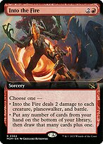 Into the Fire (MOM-364) - rare: (Extended Art)