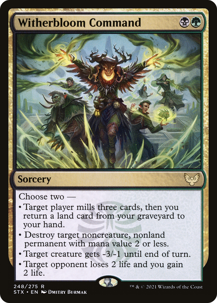 Witherbloom Command (STX-248) - rare