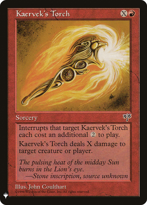 Kaervek's Torch (LIST-MIR-185) - common