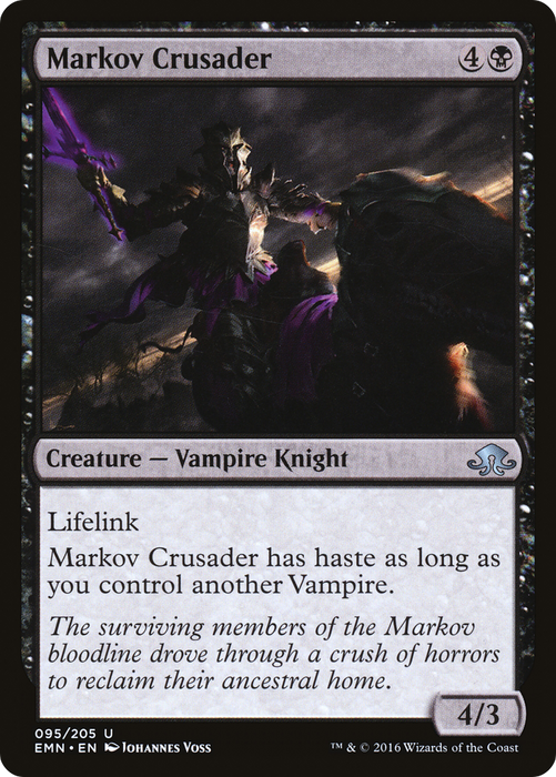 Markov Crusader (EMN-095) - uncommon