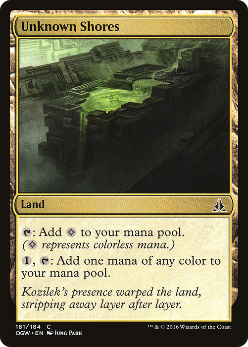 Unknown Shores (OGW-181) - common - Foil