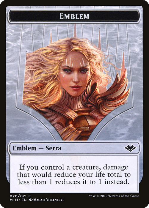 Serra the Benevolent Emblem (TMH1-020) - common