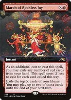 March of Reckless Joy (NEO-469) - rare: (Extended Art) - Foil