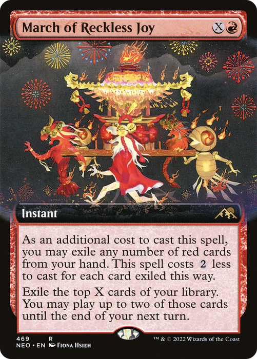 March of Reckless Joy (NEO-469) - rare: (Extended Art)