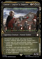 Caesar, Legion's Emperor (PIP-867) - mythic: (Showcase) - Foil