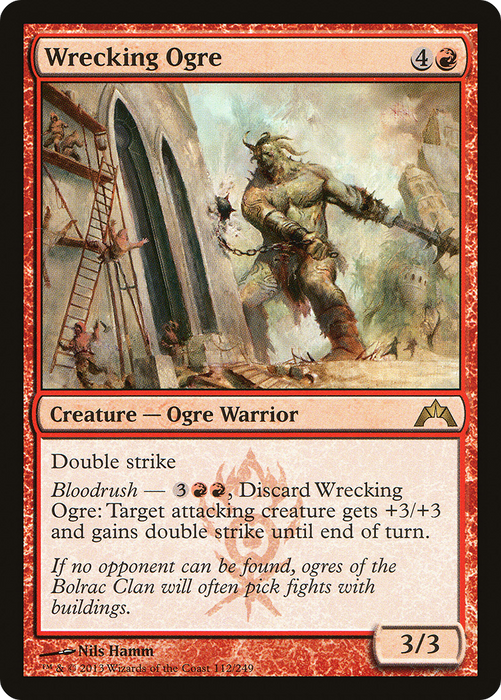 Wrecking Ogre (GTC-112) - rare - Foil