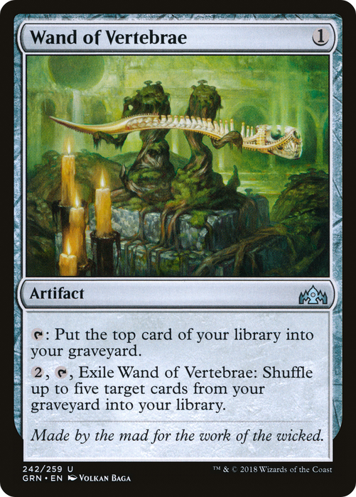 Wand of Vertebrae (GRN-242) - uncommon - Foil
