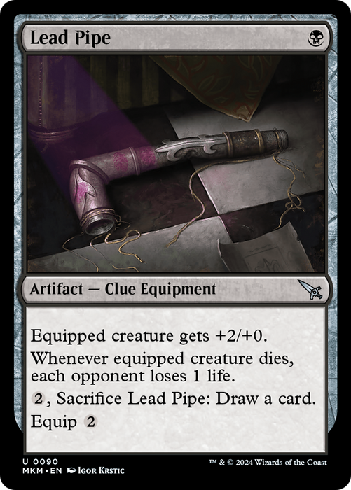 Lead Pipe (MKM-090) - uncommon - Foil