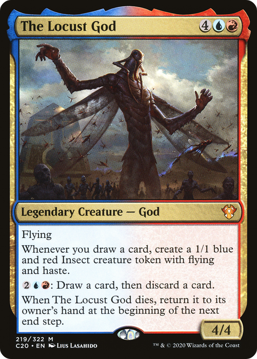 The Locust God (C20-219) - mythic