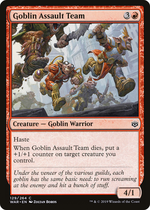 Goblin Assault Team (WAR-129) - common