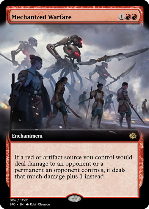 Mechanized Warfare (PRM-105738) - rare - Foil