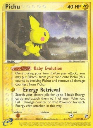 Pichu (020/100) - S  - Rare