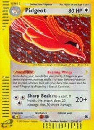 Pidgeot (23) (023) - E  - Holo Rare - Reverse Holofoil