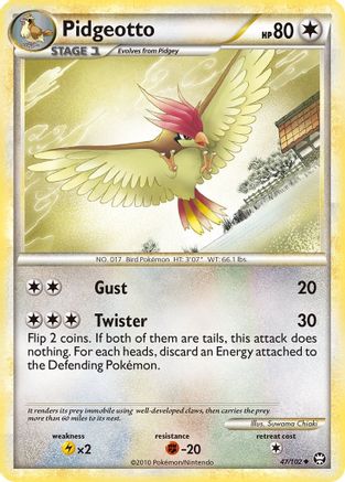 Pidgeotto (047) - T  - Uncommon