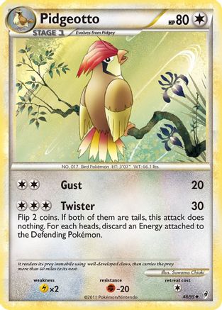 Pidgeotto (048/95) - COL  - Uncommon - Reverse Holofoil