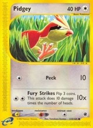 Pidgey (123) - E  - Common