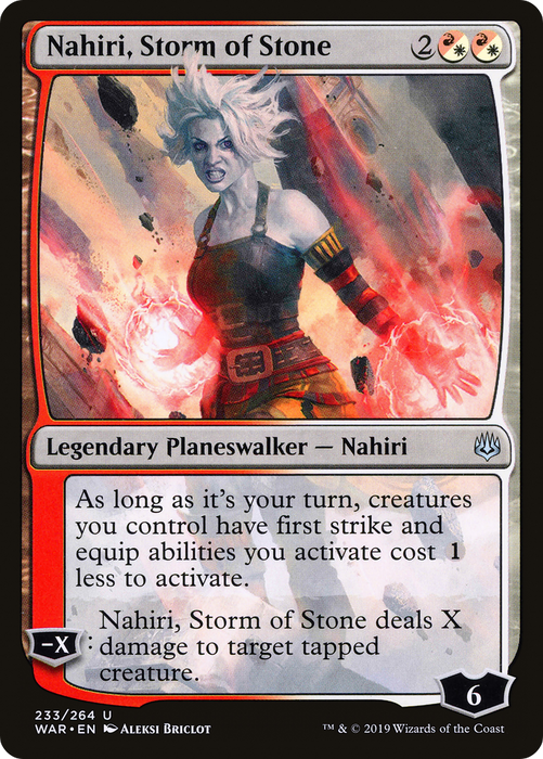 Nahiri, Storm of Stone (WAR-233) - uncommon