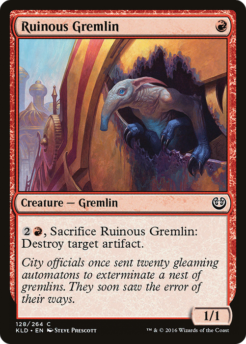 Ruinous Gremlin (KLD-128) - common - Foil
