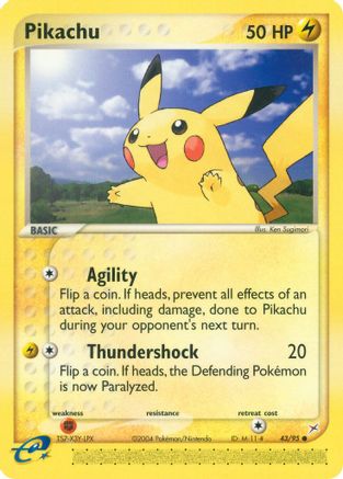 Pikachu (043/95) - TMVTA  - Common - Reverse Holofoil