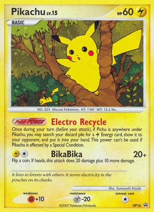 Pikachu (DP16) - DAPP  - Promo - Holofoil