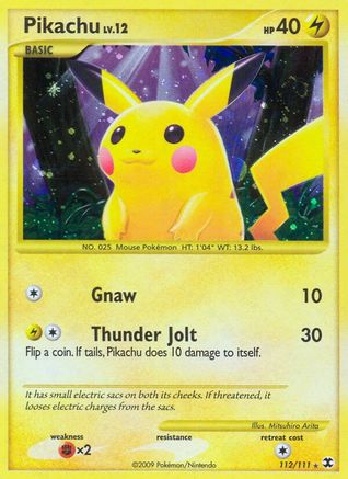 Pikachu (112) - RR  - Secret Rare - Holofoil