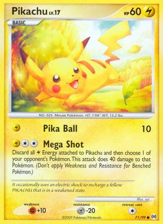 Pikachu (071/99) - A  - Common - Reverse Holofoil