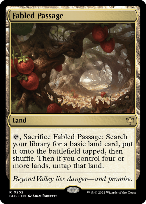 Fabled Passage (BLB-252) - rare - Foil