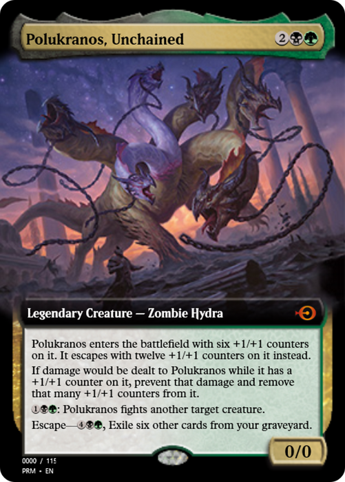 Polukranos, Unchained (PRM-79931) - mythic - Foil