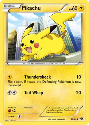 Pikachu (039/99) - ND  - Common - Reverse Holofoil