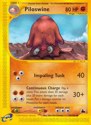 Piloswine (43) (043) - S  - Uncommon