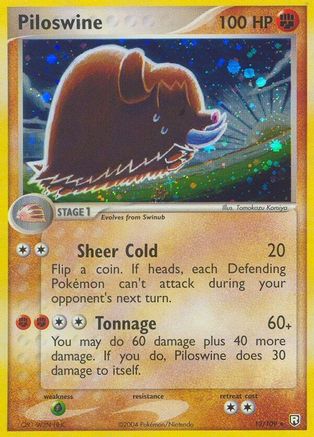 Piloswine (013) - TRR  - Holo Rare - Holofoil