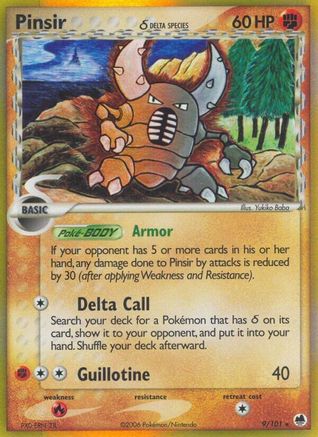 Pinsir (Delta Species) (009/101) - DF  - Holo Rare - Holofoil