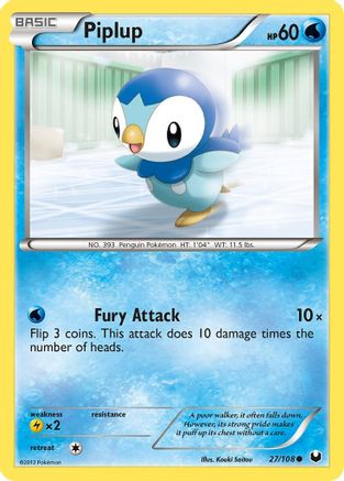 Piplup (027/108) - DE  - Common
