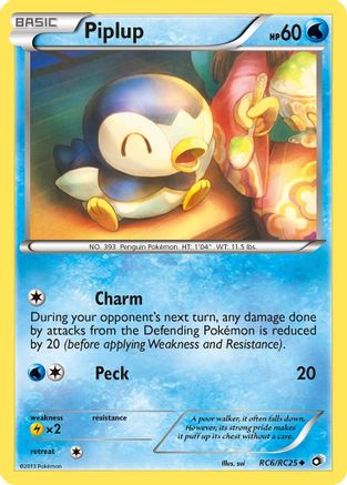 Piplup (RC6/RC25) - LTRC  - Uncommon - Holofoil